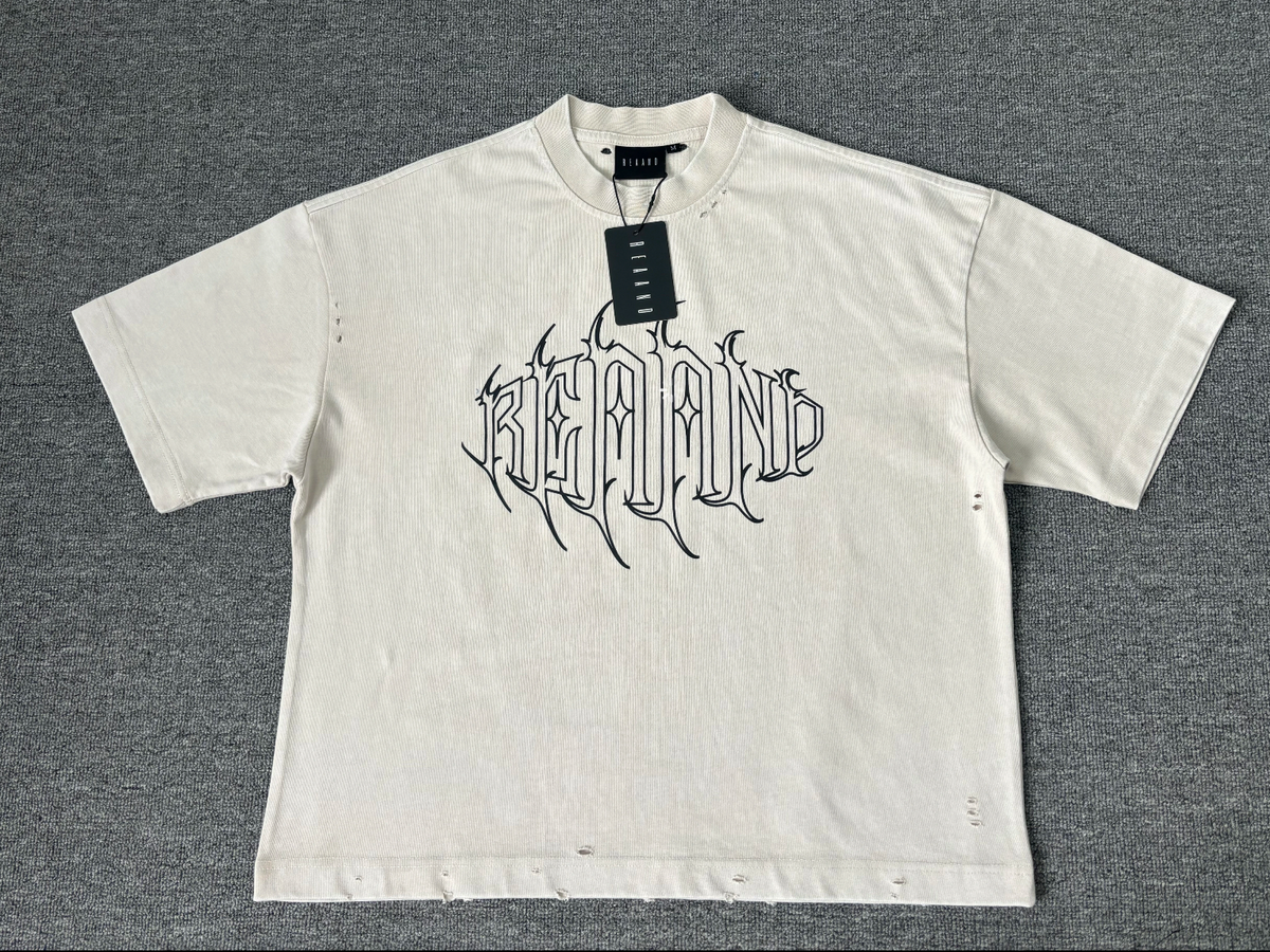 Ghotic cropped distressed t-shirt