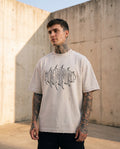 Ghotic oversize distressed t-shirt