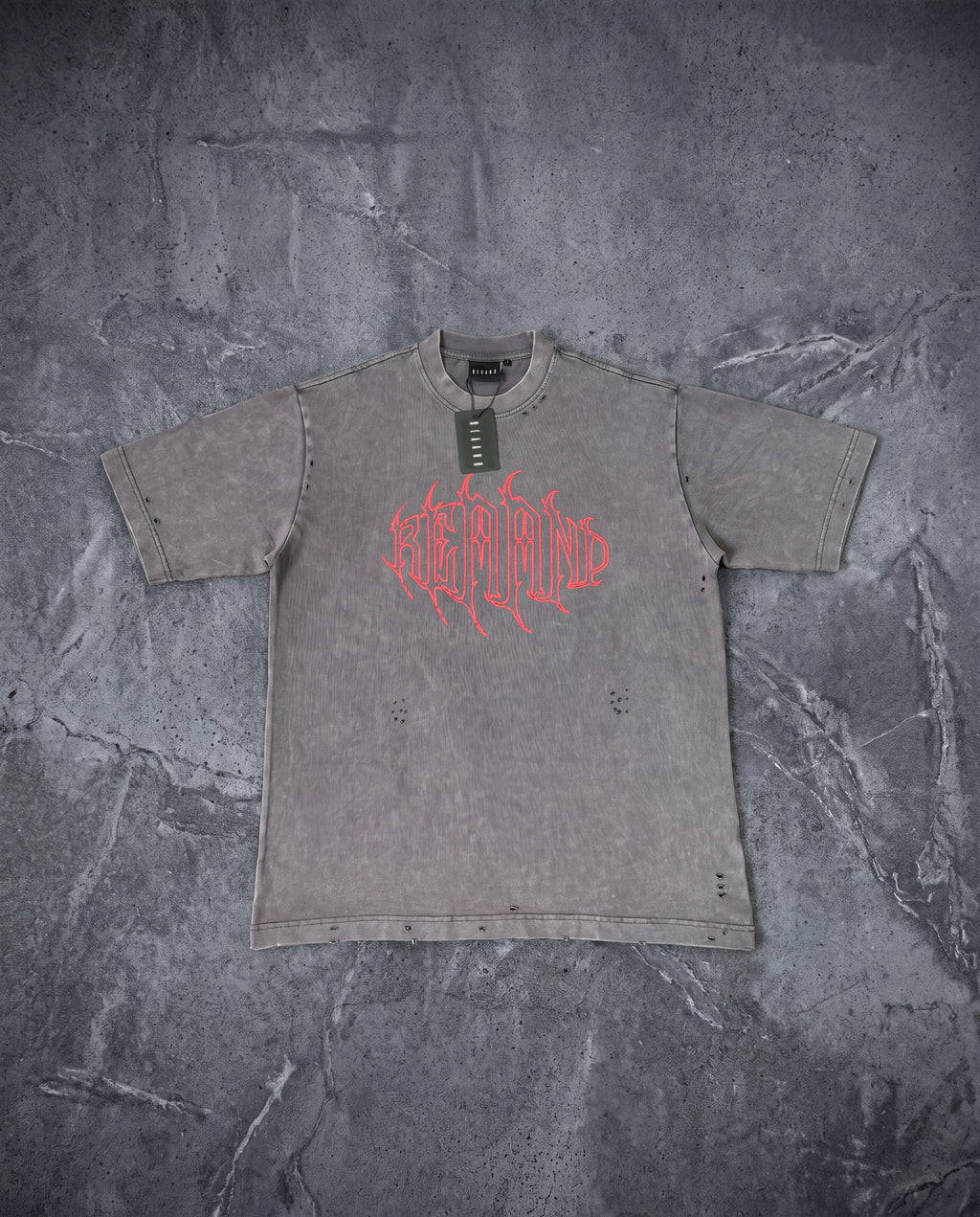 Ghotic oversize distressed t-shirt